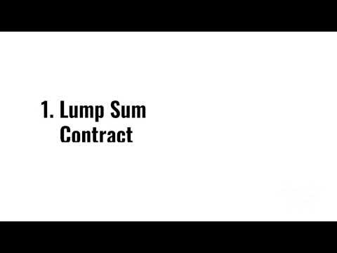 Types of Construction Contracts