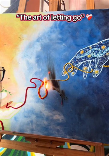 Story behind my most viral painting “The art of letting go” ❤️❤️ Stay tuned for more stories 🤭🫶 #artist #reality #storytelling #emotional #artlover