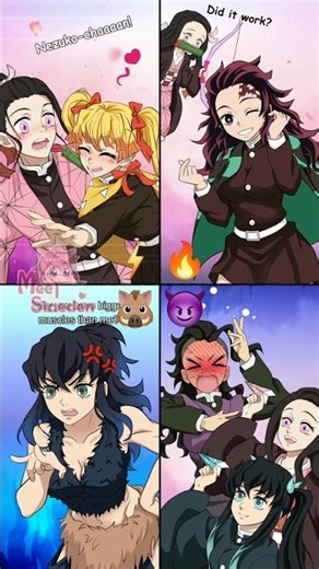Which is Best?♀️🔁♂️ Demon Slayer GENDER SWAP #KimetsuNoYaiba 性別交換