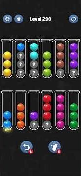 Ball Sort Puzzle Level 290 🧩 #ballsortpuzzle