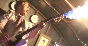 This Crazy Inventor Just Built A 'Mad Max'-Style Flamethrower Guitar