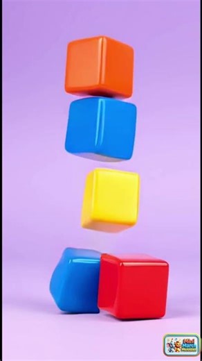Learn Colors with Fun Blocks for Kids | Mini March Melodies