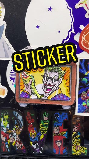 Crea un sticker del Joker de Jack Nicholson
