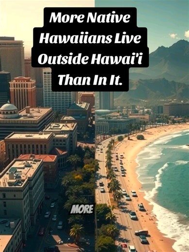 More Native Hawaiians Live Outside Hawai'i Than In It. Hawaiian Sovereignty Decolonize Hawai'i Suppressed History Occupied Hawai'i Hawaiian Culture Hidden Hawai'i Indigenous Rights Native Hawaiian Diaspora Hawaiian displacement statistics Ethnic cleansing Hawai'i Native Hawaiians Leaving Hawai'i Economic displacement indigenous #sovereignhawaii #EtnicCleansing #HawaiianCulture #TourismKills #Diaspora