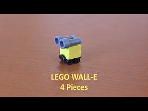 How To Build A LEGO Mini Wall-E 4 Pieces