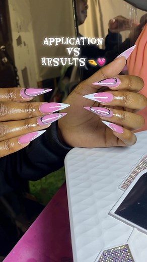 Application vs results 殺 #vilmaabeauty #nailtechinkraaifontein #nailsnailsnails #highlights | Vilmaa Beautyy | Facebook