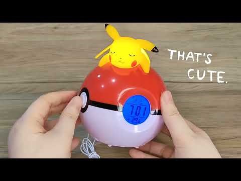 Pokemon Pikachu Light Up Radio Alarm Clock