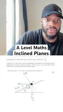 Inclined Planes! Save this as part of your revision. #alevelmaths #maths #fyp #mathswithdan #foryou