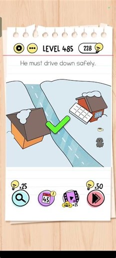 🧠 Brain Test Level 485 SOLVED! 🤯 Crazy Brain Hack!