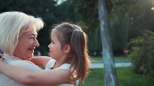 Healthy Caucasian Elderly Woman Kissing Beloved Stock Footage Video (100% Royalty-free) 1018479820 | Shutterstock