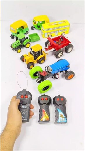 Mini Tractor with DC motor / Remote control Tractor / Upgrade RC Tractor / Remote wali Tractor