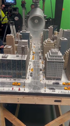 Behind The Scenes: Creating a Realistic Blizzard in a Miniature New York City! ❄️🏙️
