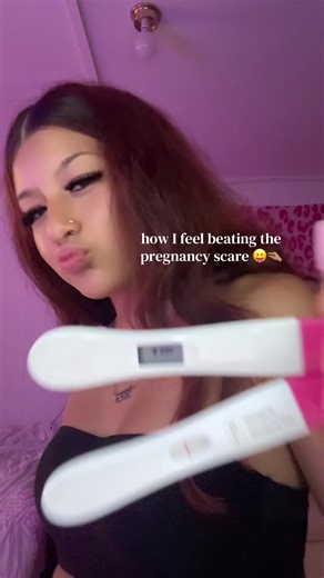 the first test scared me bad 😭#fyp #pregnencyscare #real