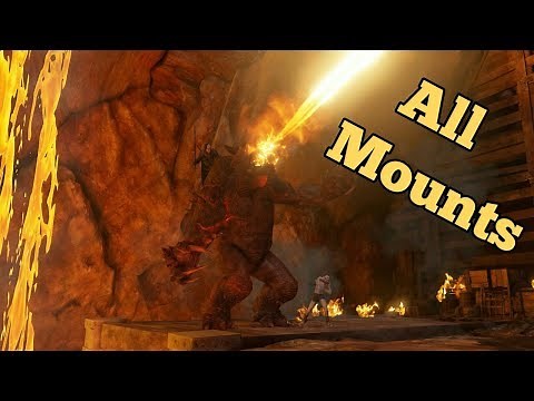 All 7 Beast Mounts (Rough Rider Trophy Guide) - Middle-Earth: Shadow Of War