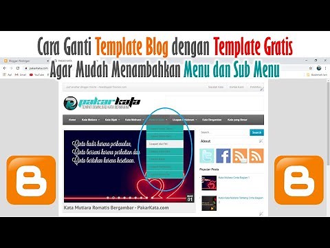 How to Change Blogger Templates to Easily Add Menus and Sub Menus