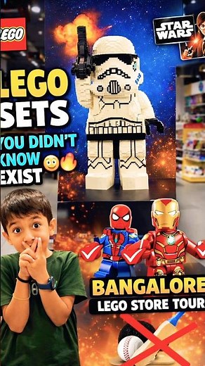 LEGO Sets You Didn’t Know Exist 😳🔥 | Bangalore LEGO Store Tour