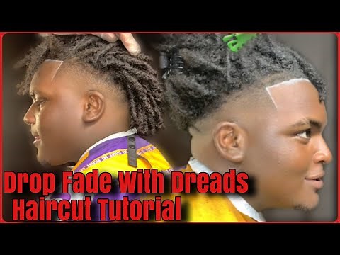 Drop Fade With Dreads Haircut Tutorial 🔥‼️| How To Get FreeForm Dreads 🔥
