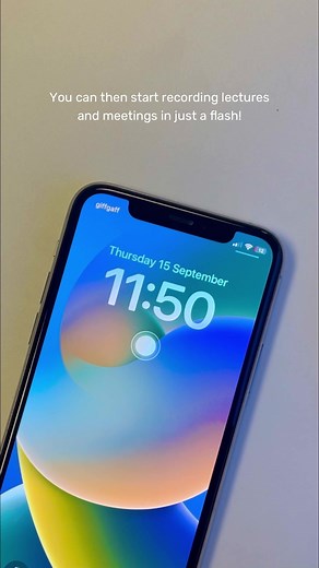 iOS 16 New Recording Widget for Your Lock Screen
