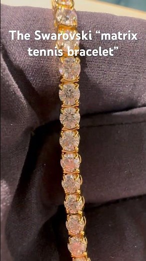 The Swarovski “matrix tennis bracelet” 5657663 #swarovski #swarovskicrystals