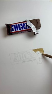 435K views · 5.9K reactions | Drawing a Realistic SNICKERS Chocolate  | Hamza-amzri-artiste | Facebook