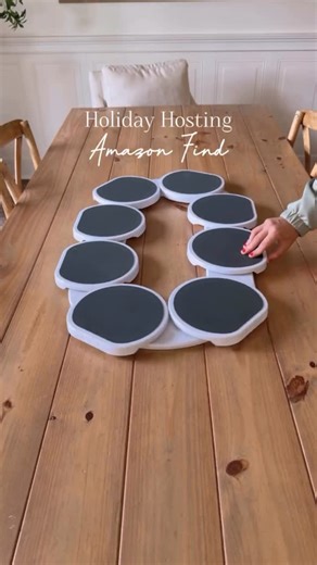 Rupinder Kaur l Content Creator on Instagram: "Follow & Comment for links 🔗 Rotating tray for dinning table"