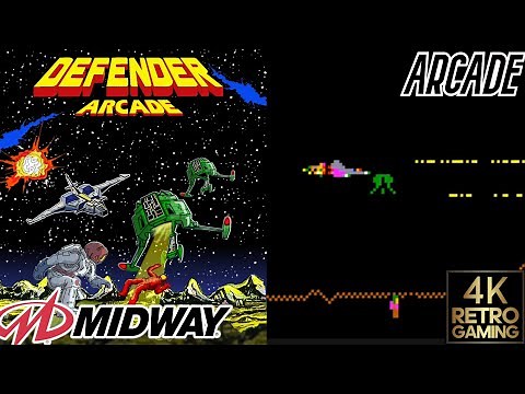 Defender Arcade ( Midway 1981 ) 4k Gameplay