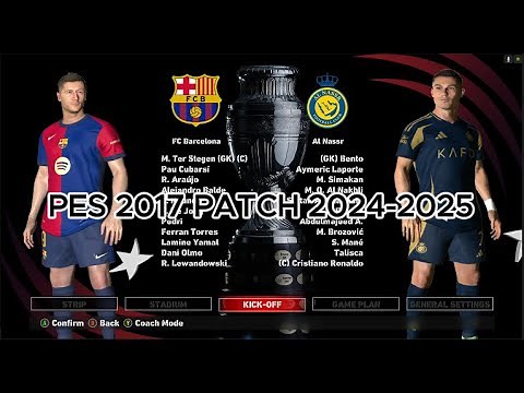 PES 2017 PATCH 2024-2025 PC/Laptop Gratis!