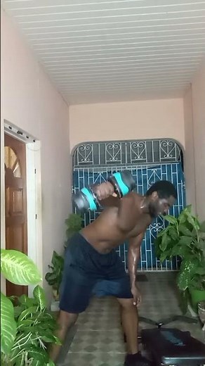 Single Arm Reverse Fly Exercise with Dumbbell