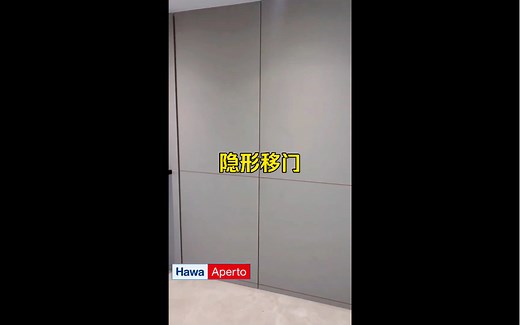 隐形移门平面推门巴士门新做法 Custom Hawa Aperto as Planfront