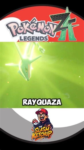 The grind was real...but it was worth it. 💚 From Ansha’s story to unlocking the Rayquaza portal and catching Rayquaza in Pokémon Legends Z-A, this was an unforgettable journey! Who else is working toward Rayquaza? ⚡🐉 #PokemonLegendsZA #Rayquaza #NintendoSwitch2 #theslashketchupgaming #Pokemon30thAnniversary | TheSlashketchup Gaming