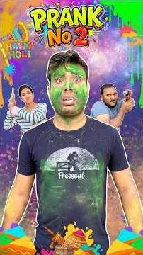 Holi Prank No 2 Continue On ‪@OGTVCREATION‬| Short Video | #holi #holiprank #prank #prankgun #belangun