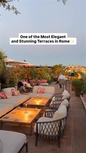 ⚜️ The Most Beautiful and Elegant Terrace in Rome ✨⬇️ 📍 La Terrazza – Bulgari Hotel Roma @bvlgarihotelroma A beautiful rooftop with stunning views of Rome, perfect for an elegant aperitivo or a romantic evening. Enjoy great cocktails, a relaxed atmosphere, and the timeless style of Bulgari. ✨ Piazza Augusto Imperatore 10, 00186, Roma 🇮🇹 Coming to Rome soon?! Comment “Tour” and Learn More about our Experiences in Rome! a little gift at the end 🎁💝 #roma #ig_rome #igersrome #instarome #vscorom