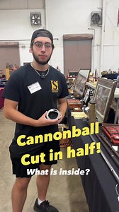 40K views · 856 reactions | Cannonball cut in half! What is inside? #civilwar #history #DidYouKnow | History Seekers | Facebook