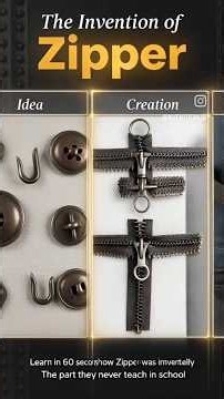 🤐 Full story of the Zipper - the idea that quietly changed everything ⚡