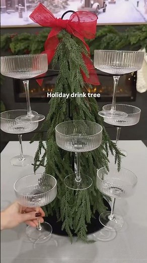 Viral Holiday Drink Tree! 🍸 DIY Christmas Hosting Idea Everyone Loves