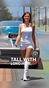 Barbara Roufs was an American drag racing trophy girl and model from Southern California. She rose to fame in the 1970s when drag racing introduced new cars. Furthermore, she stood out from the rest of the trophy girls because she was 29, and her signature look included long hair and 60s gogo boots. #dragracing #dragrace #70s | Gary Lang