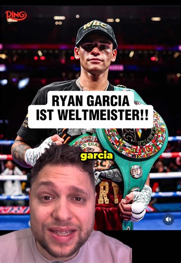 Ryan Garcia gewinnt den Weltmeistertitel im Boxen!