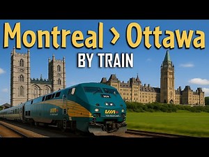 Train Journey from Montreal to Ottawa | Travel Montreal to Ottawa Train in Canada