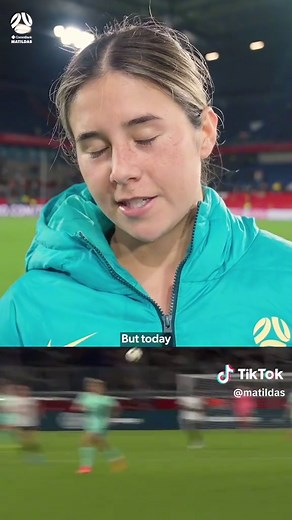 Kyra Cooney Cross Amazing Goal Reaction | Matildas vs Germany