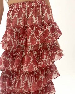 3.2K views · 13 reactions | Frill Seeker ⚡ The brand new Kimmie Frill Midi Skirt is now online // Shop Now via link in bio | MINKPINK | Facebook