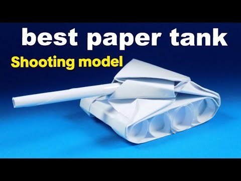 DIY Paper Tank: Step-by-Step Origami Tutorial for Beginners