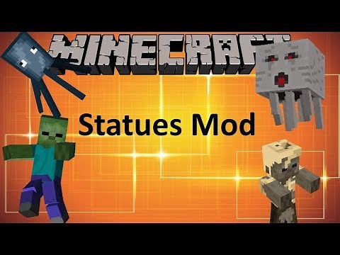 STATUES MOD - MINECRAFT 1.12.2 (MOD SHOWCASE)
