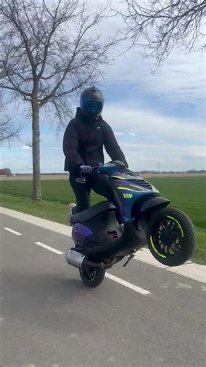 Piaggio zip 172cc #wheelie