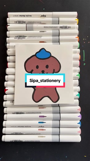 Cute Cartoon Acrylic Painting Ideas for Stationery Lovers
