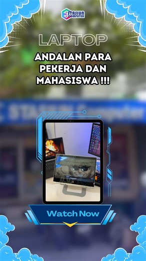 Laptop andalanya para pekerja dan juga mahasiswa ✨ HP ProBook X360 - 435 G8 ( Flip & TouchScreen ) Procesor : Ryzen 5-5600U RAM : 16 GB SSD : 256 GB VGA1 : AMD Radeon Graphics Layar : 13,3” FHD (1920x1080) IPS . Touchscreen Port USB Port HDMI Port Type C Port Jack Audio Slot SD Card Promo Agustus “MERDEKA” Dapatkan : - Potongan Harga 200.000 - Bonus 1: Mouse - Bonus 2: Tas laptop - Bonus 3: Aksesori laptop - Free Install Aplikasi Jangan Sampai Terlewatkan 🎉 Ayoo segera ke toko kami, Amankan sto