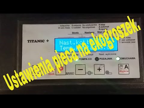 Ustawienia sterownika pieca na ekogroszek - sterowniki do pieców węglowych.