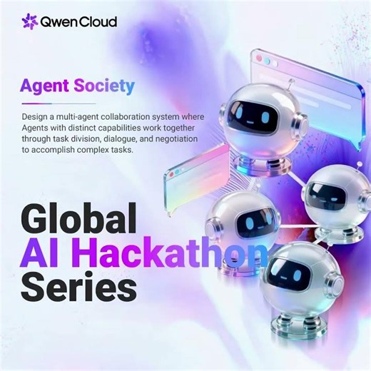 🌐 Welcome to the Agent Society Arena at Qwen Cloud Global AI Hackathon!