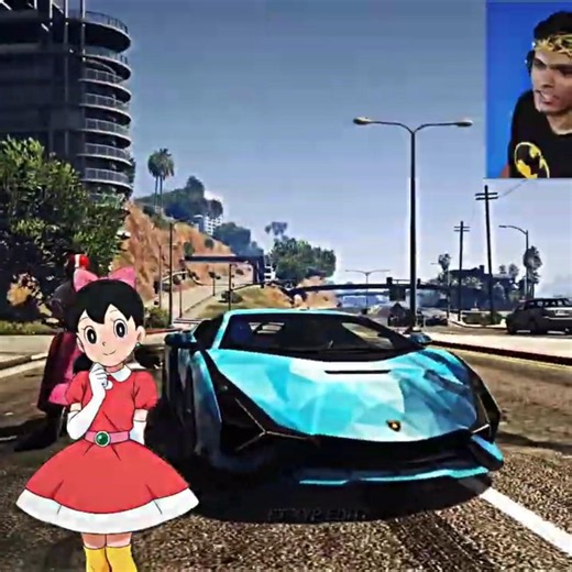 Lamborghini vs Shizuka's Scooty 😂 #ujjwal #mythpat #shorts