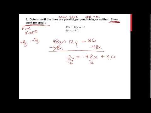Intermediate Algebra - Test 1 Study Guide