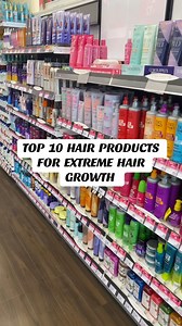 Top 10 hair products for extreme hair growth!! #facebookreels #fyp #hairgrowthjourney #hairgrowthtips #haircareroutine #haircare #hairtutorial #hairtransformation #hair #hairgoals | Rosemond Tettey